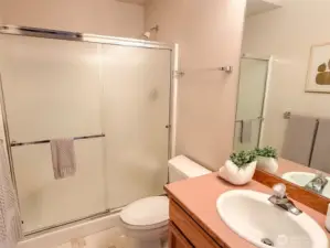 Second bathroom with shower