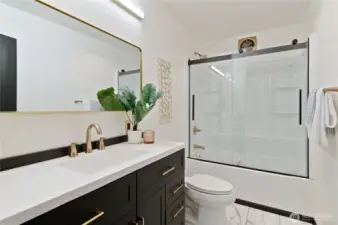 main floor bath newly refreshed.