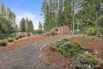 Meandering paths invite peaceful walks through beautifully landscaped grounds.