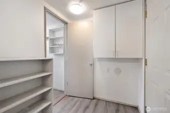 Mud Room- enters into the laundry room and into the back yard