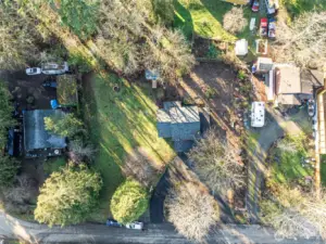 Ariel View of the house and property