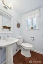 Main floor powder room.