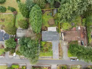 Large lot .40 of an acre.