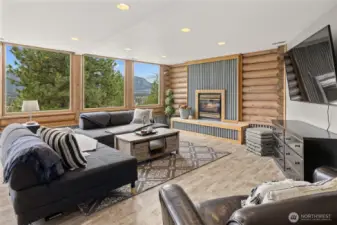 The bonus/media room area offers incredible additional living space.