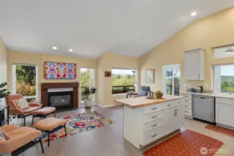 Large Kitchen with dining space