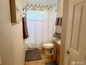 Bathroom with tub