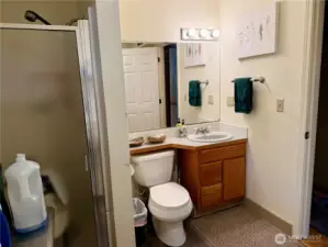 Bathroom/shower in laundry room