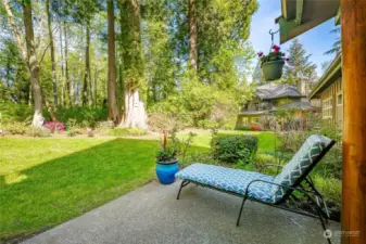 Owners have taken great pride in maintaining this outdoor living area adding hidden treasures throughout.