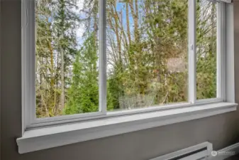 View of Lake Sammamish from primary bedroom.