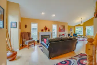 Vaulted Living Room