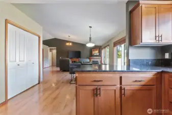 View of pantry from Kitchen