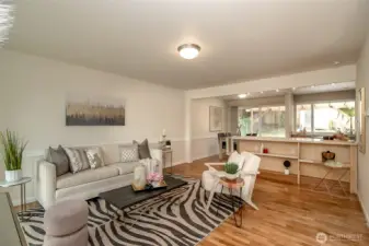 Spacious living area