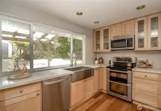 Beautiful Maple cabinetry