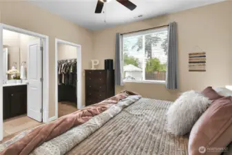 Nice walk-in closet