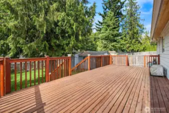 Gigantic deck for entertaining