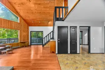 Plenty of living and dining space in this open concept home