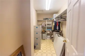 upstairs bedroom #1 walk-in closet