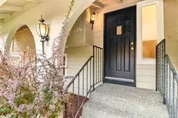 Freshly painted front door