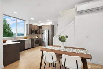 Plenty of space for your dining room table!