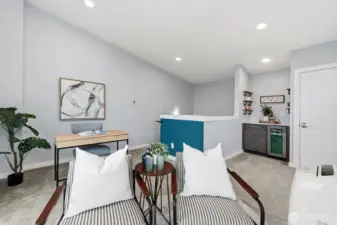 This flexible space has so many possibilities! 3rd bedroom? Office? Lounge area?