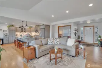 Living Room Open to the Kitchen