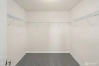 Primary walk-in closet