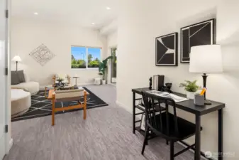 Entry level living room