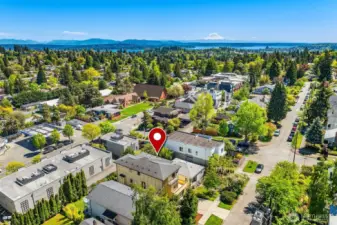 Bryant neighborhood: stroll to park, cafes, amenties, grocery, amenties + more!