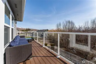 Balcony off of Family/Entertainment Room - Upstairs