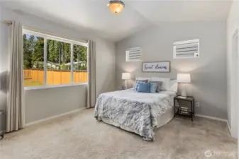 This spacious and serene primary suite!