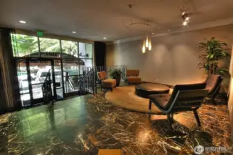 Beautiful inviting lobby to greet you & your guests.