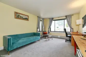 South facing bright living room