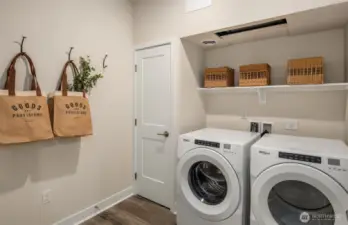 Picture represents model of floorplan, but not actual home.