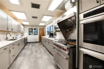 Large kitchen for community events!