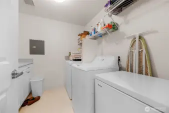 Your own laundry room washer and dryer stay!