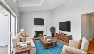 staged Living Room