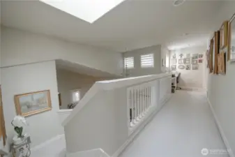 Stairway and hall upstairs