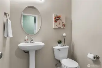 Main floor half bath