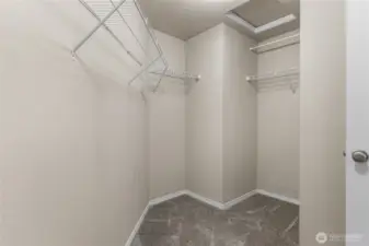 Primary walk-in closet