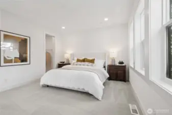 Primary suite (Facade, Ext Colors, Interior Photos & Floor Plans for illustrative purposes only. Actual Facade, Ext Colors, Interiors & Floor Plans may differ.)