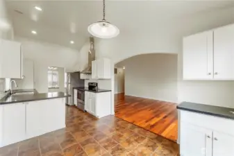 Dining room view to living room