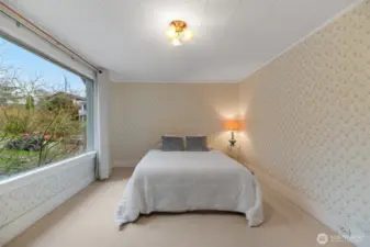 Generous sized bedroom with room for a sitting space.