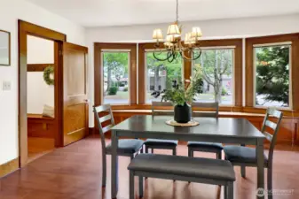 This home is filled with natural light streaming through its many windows, creating a warm and inviting atmosphere in every room.