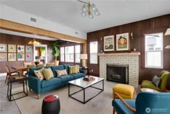 Living/Dining Rooms - Virtually Staged