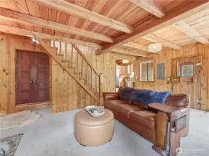 Beautiful knotty pine walls