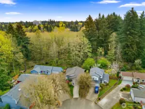 Home is at the end of the cul-de-sac for extra privacy.