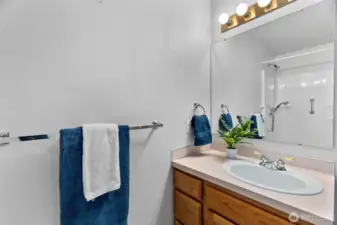 Another view of second bath.