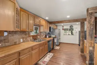 Big open kitchen