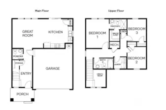 The New Bristol floor plan.