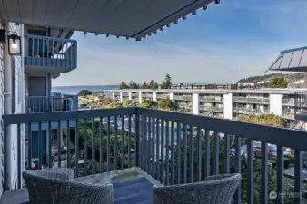 Private deck to soak up the fresh air & views